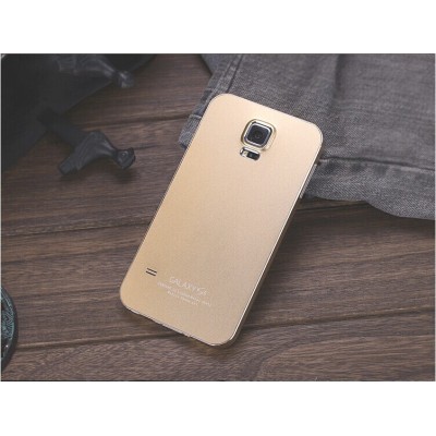 Samsung Galaxy S5 G900 (S5 Neo G903) Luphie metāls apvalks - zelta / Vacins.lv