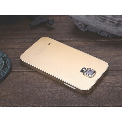 Samsung Galaxy S5 G900 (S5 Neo G903) Luphie metāls apvalks - zelta / Vacins.lv
