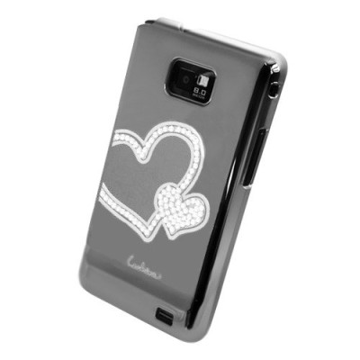 „Leshine“ sudrabs Samsung Galaxy S2 (I9100) apvalks - Sirdis / vacins.lv