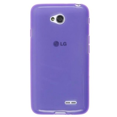 LG L70 (D320) „Jelly Case“ violeta cieta silikona (TPU) futrālis / Vacins.lv
