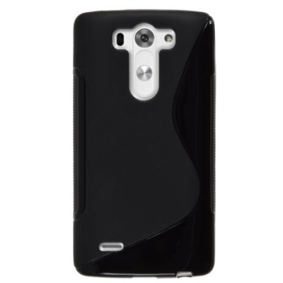 LG G3 S D722  S-Line чёрный твердый силиконовый чехол из TPU | Vacins.lv
