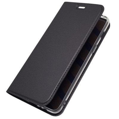 „Dux Ducis“ Skin серии Samsung Galaxy A8 2018 (A530F) чёрный кожаный чехол-книжка | Vacins.lv
