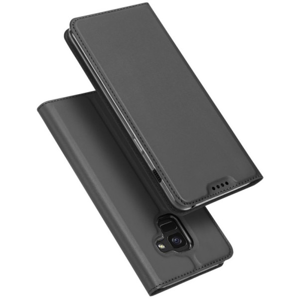 Чехол-книжка „Dux Ducis“ Skin – чёрный (Galaxy A8+ 2018)