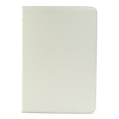 Samsung Galaxy Note 10.1 2014 P600 (P605) atvēramais balts ādas futrālis, grozās 360° grādu apjomā / Vacins.lv