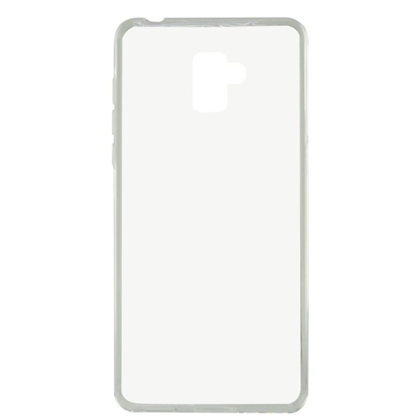 Твердый силиконовый (TPU) чехол – прозрачный (Galaxy A8+ 2018)