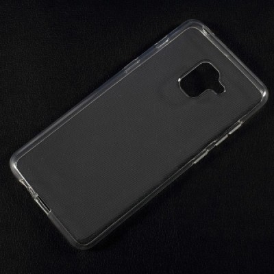Samsung Galaxy A8+ 2018 (A730F) твердый силиконовый (TPU) чехол прозрачный | Vacins.lv