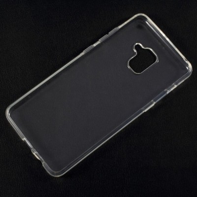 Samsung Galaxy A8+ 2018 (A730F) твердый силиконовый (TPU) чехол прозрачный | Vacins.lv