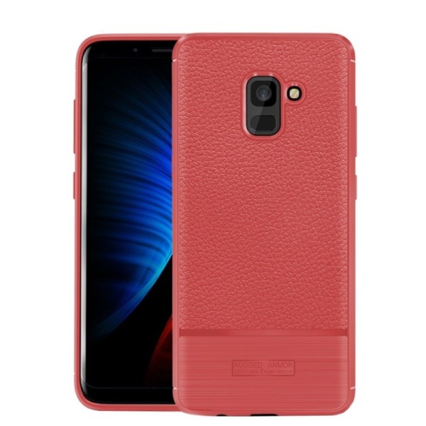 „Armor“ твердый силиконовый чехол (TPU) – красный (Galaxy A8+ 2018)