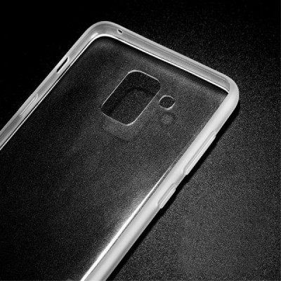 Samsung Galaxy A8 2018 (A530F) „X-Level“ kieto silikono TPU skaidrus dėklas - nugarėlė | Priedai.lt