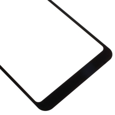 Samsung Galaxy A8 2018 (A530F) Calans Tempered Glass melns ekrāna aizsargstikls / Vacins.lv