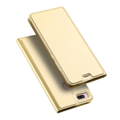 „Dux Ducis“ Skin серии Xiaomi Mi A1 (Mi 5X) золотой кожаный чехол-книжка | Vacins.lv