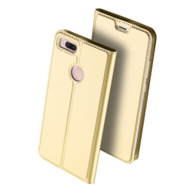 „Dux Ducis“ Skin серии Xiaomi Mi A1 (Mi 5X) золотой кожаный чехол-книжка | Vacins.lv
