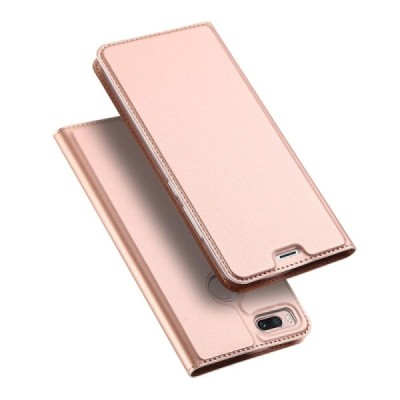 „Dux Ducis“ Skin серии Xiaomi Mi A1 (Mi 5X) розовый кожаный чехол-книжка | Vacins.lv