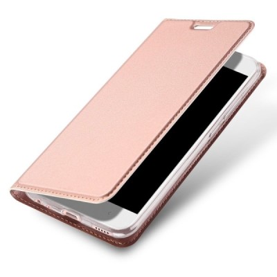„Dux Ducis“ Skin серии Xiaomi Mi A1 (Mi 5X) розовый кожаный чехол-книжка | Vacins.lv