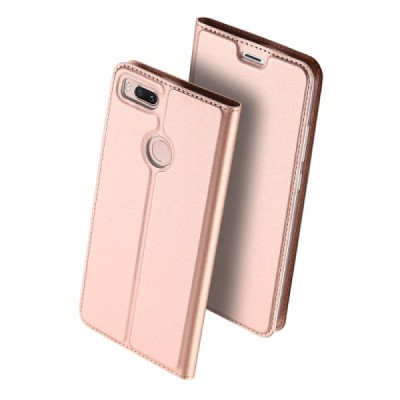 „Dux Ducis“ Skin серии Xiaomi Mi A1 (Mi 5X) розовый кожаный чехол-книжка | Vacins.lv