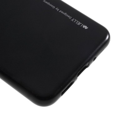 Huawei P10 Lite Mercury melns cieta silikona (TPU) apvalks / vacins.lv