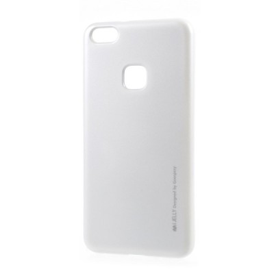 Huawei P10 Lite Mercury sudrabs cieta silikona (TPU) apvalks / vacins.lv