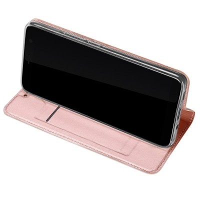 „Dux Ducis“ Skin серии HTC U11 Plus розовый кожаный чехол-книжка | Vacins.lv