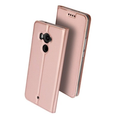 „Dux Ducis“ Skin серии HTC U11 Plus розовый кожаный чехол-книжка | Vacins.lv