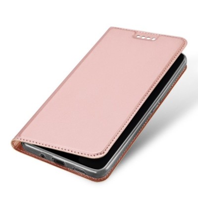„Dux Ducis“ Skin серии HTC U11 Plus розовый кожаный чехол-книжка | Vacins.lv
