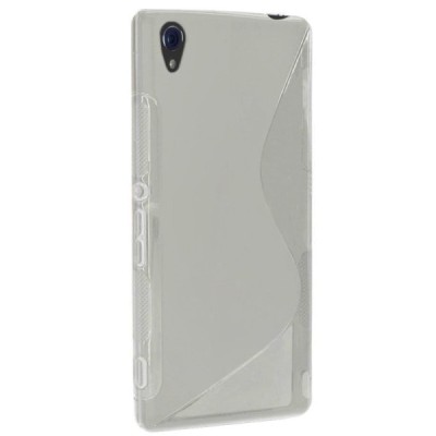 Sony Xperia Z3 „S-Line“ cieta silikona dzidrs (TPU) pelēks apvalks / Vacins.lv