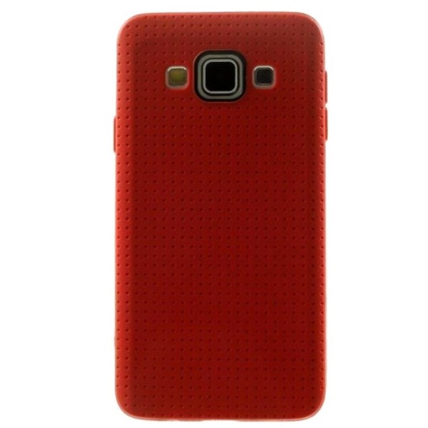 „Dots“ твердый силиконовый чехол (TPU) - красный (Galaxy A5 2015)