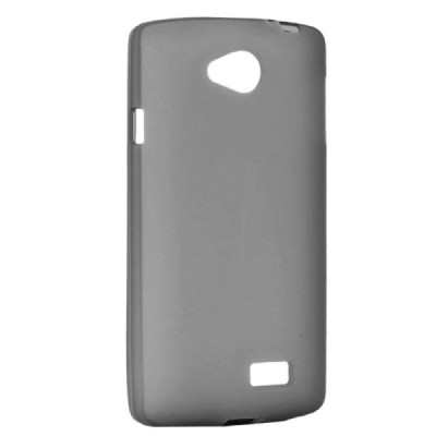 LG F60 (D390) чехол (твердый силикон - TPU матовый, серый | Vacins.lv