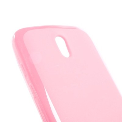HTC Desire 500 Jelly Case rozs cieta silikona (TPU) futrālis / Vacins.lv