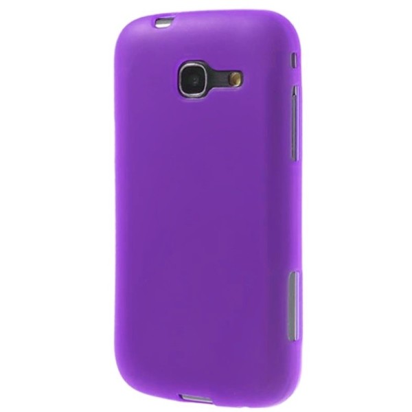 Твердый силиконовый (TPU) чехол – фиолетовый, матовый (Galaxy Trend Lite)