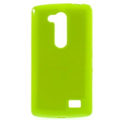 LG L Fino (D290, D295) Jelly Case zaļš cieta silikona (TPU) futrālis / Vacins.lv