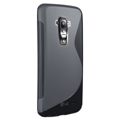LG G Flex (D955) S-Line серый твердый силиконовый чехол из TPU | Vacins.lv