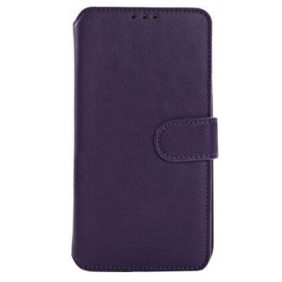 Samsung Galaxy S5 (G900, G903) atvēramais ādas violeta retro maciņš (maks) / Vacins.lv