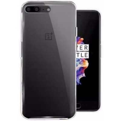 OnePlus 5 (Five) dzidrs (caurspīdīgs) cieta silikona TPU apvalks / Vacins.lv