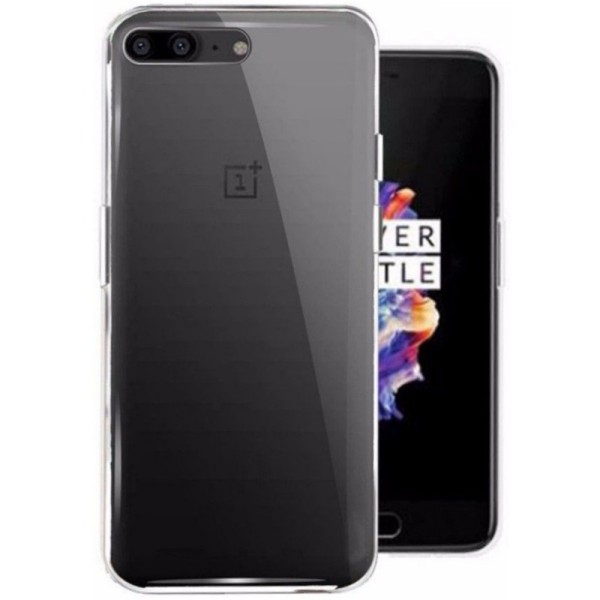 Твердый силиконовый (TPU) чехол – прозрачный (OnePlus 5)