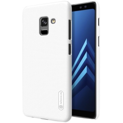 Samsung Galaxy A8 2018 (A530F) Nillkin Frosted Shield balts plastmasas apvalks / vacins.lv