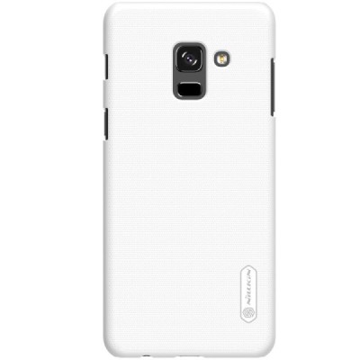 Samsung Galaxy A8 2018 (A530F) Nillkin Frosted Shield белый пластиковый чехол | Vacins.lv