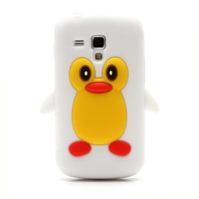 Samsung Galaxy S Duos S7562 (Samsung Galaxy S Trend S7560) rotaļīgs silikona apvalks pingvīns / Vacins.lv