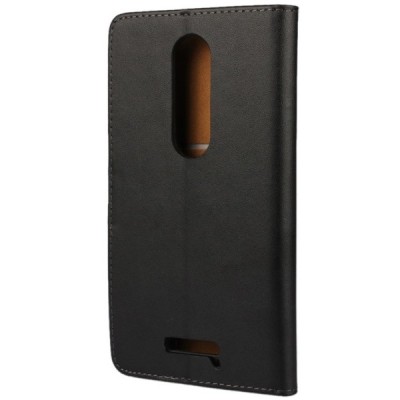Motorola Moto X Force Casual открываемый чёрный кожаный чехол - книжка | Vacins.lv
