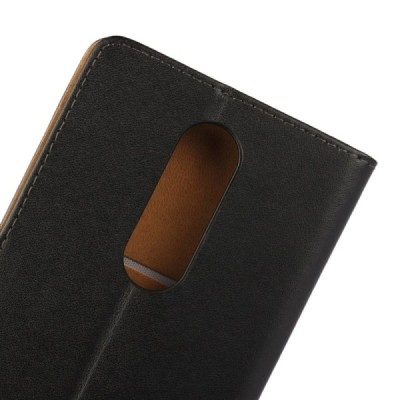 Motorola Moto X Force Casual открываемый чёрный кожаный чехол - книжка | Vacins.lv
