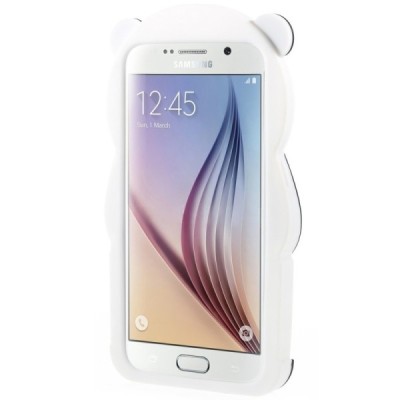 Мягкий силиконовый Samsung Galaxy S6 (G920) чехол панда | Vacins.lv