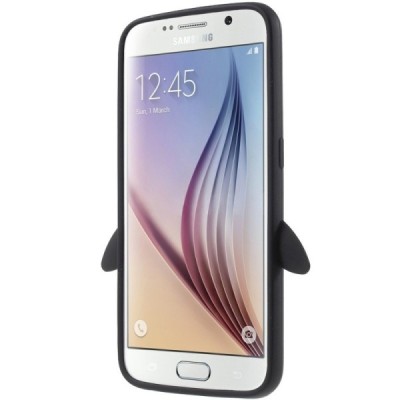Мягкий силиконовый Samsung Galaxy S6 (G920) чехол пингвин | Vacins.lv