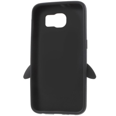 Мягкий силиконовый Samsung Galaxy S6 (G920) чехол пингвин | Vacins.lv