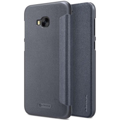 Asus Zenfone 4 Selfie Pro (ZD552KL) „Nillkin“ Sparkle atvēramais pelēks maciņš / Vacins.lv