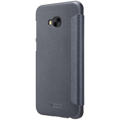 Asus Zenfone 4 Selfie Pro (ZD552KL) „Nillkin“ Sparkle atvēramais pelēks maciņš / Vacins.lv