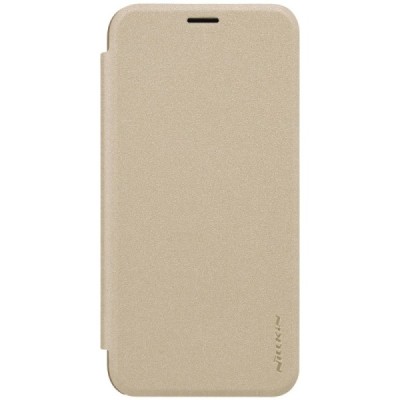 Asus Zenfone 4 Selfie Pro (ZD552KL) „Nillkin“ Sparkle atvēramais zelta maciņš / Vacins.lv