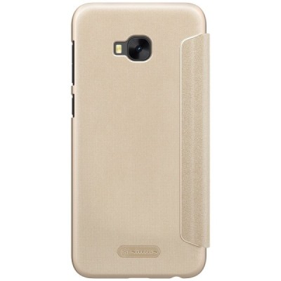 Asus Zenfone 4 Selfie Pro (ZD552KL) „Nillkin“ Sparkle atvēramais zelta maciņš / Vacins.lv