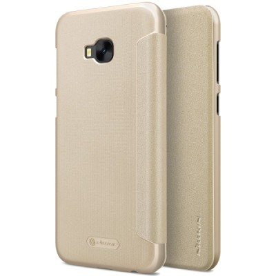 Asus Zenfone 4 Selfie Pro (ZD552KL) „Nillkin“ Sparkle atvēramais zelta maciņš / Vacins.lv