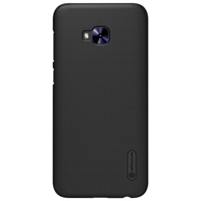 Asus Zenfone 4 Selfie Pro (ZD552KL) Nillkin Frosted Shield melns plastmasas apvalks + ekrāna aizsargplēve / Vacins.lv