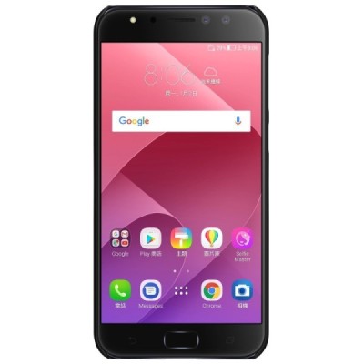 Asus Zenfone 4 Selfie Pro (ZD552KL) Nillkin Frosted Shield melns plastmasas apvalks + ekrāna aizsargplēve / Vacins.lv