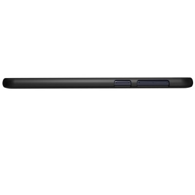 Asus Zenfone 4 Selfie Pro (ZD552KL) Nillkin Frosted Shield melns plastmasas apvalks + ekrāna aizsargplēve / Vacins.lv